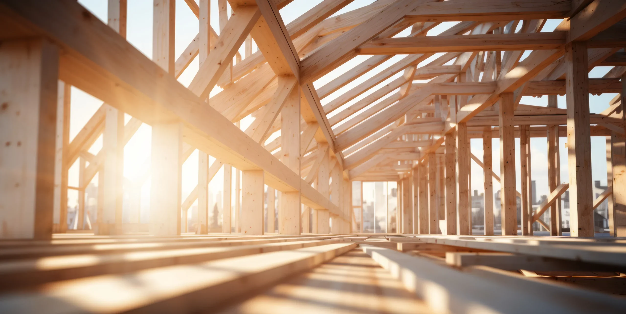 Drewno konstrukcyjne C24 przygotowane w tartaku do zastosowań budowlanych